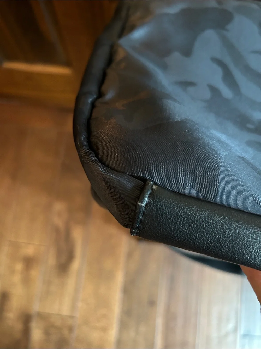 American Eagle Outfitters Men's Black Camo Laptop Briefcase